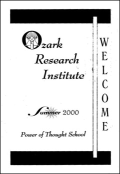 Ozark Research Institute summer 2000